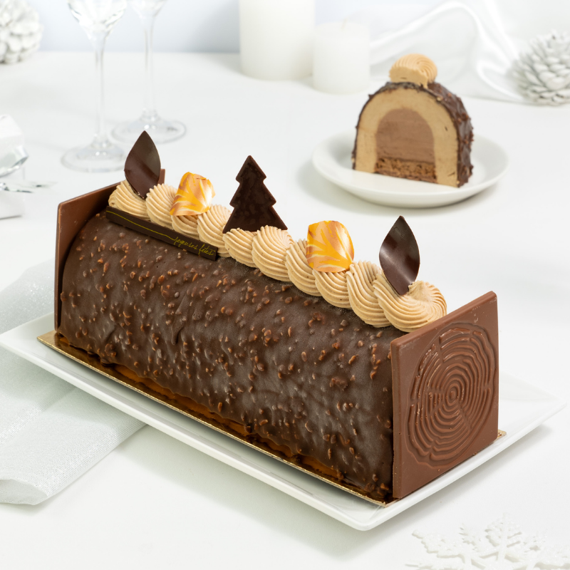 Bûche Rocher Chocolat La Romainville