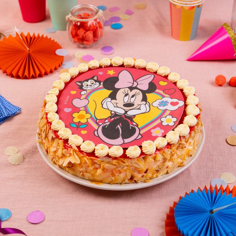 Moka Enfant Minnie - gâteau anniversaire fraise- gâteau anniversaire enfant