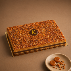 Entremets délicieux au caramel La Romainville