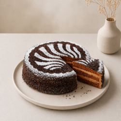 Gâteau Negresco - Moka chocolat - Pâtisserie La Romainville