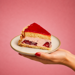 Fraisier personnalisé - gâteau avec inscription - Pâtisserie La Romainville