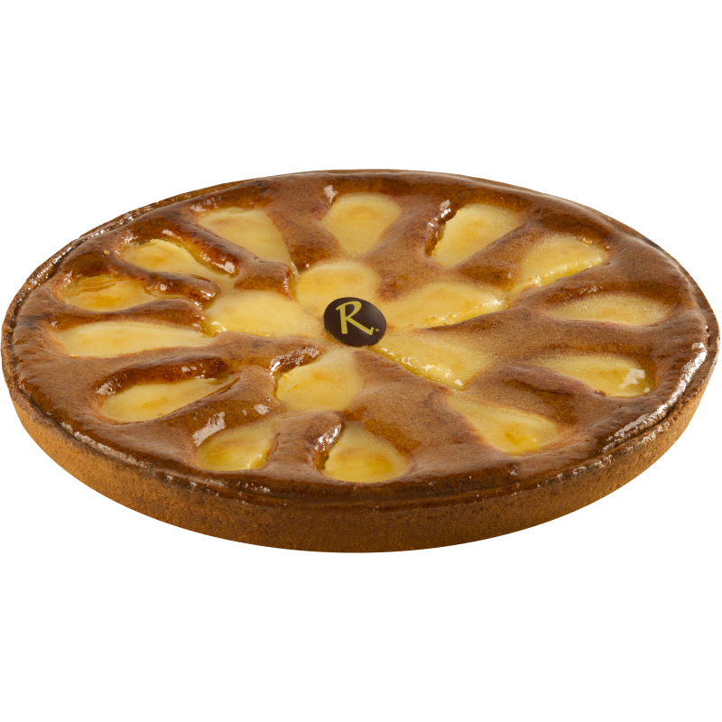 Tarte aux poires Amandine - Pâtisserie La Romainville Tarte aux poires Amandine - Pâtisserie La Romainville