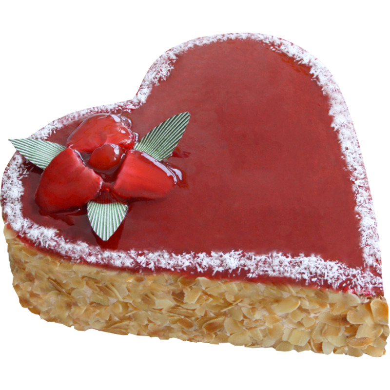 Gâteau Coeur fraisier - Pâtisserie La Romainville Gâteau Coeur fraisier - Pâtisserie La Romainville