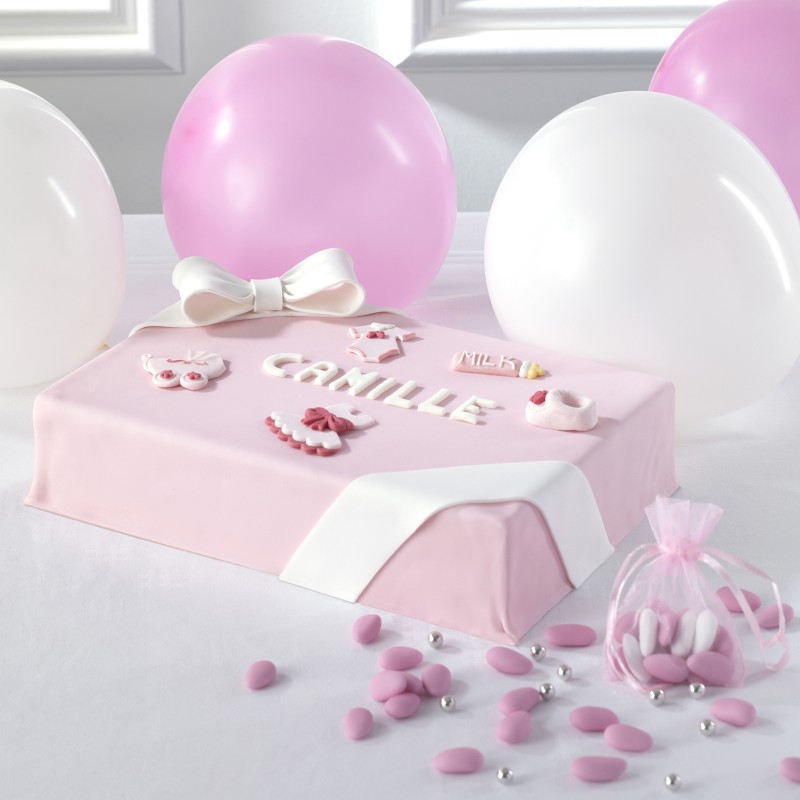 Gateau Naissance Bapteme Ou Baby Shower Fille