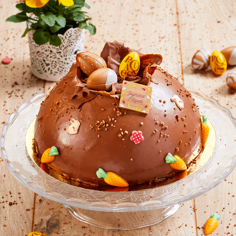 Fantaisie de Pâques - Mousse chocolat - Pâtisserie La Romainville