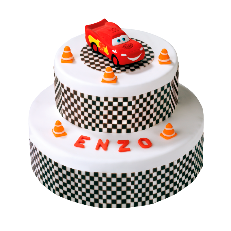 Pièce Montée Cars - Anniversaire enfant - Pâtisserie La Romainville Pièce Montée Cars - Anniversaire enfant - Pâtisserie La Romainville