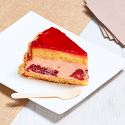 Fraisier personnalisé - gâteau avec photo - Pâtisserie La Romainville