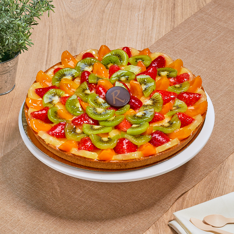 Tarte printanière multi-fruits La Romainville Tarte printanière multi-fruits La Romainville