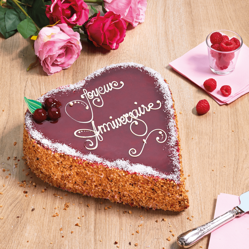 Personnalisez Votre Framboisier En Forme De Coeur Patisserie La Romainville