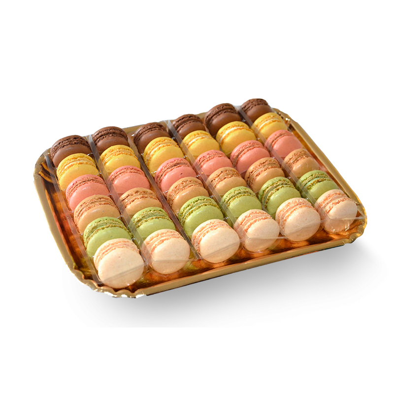 Plateau de macarons - Pâtisserie La Romainville Plateau de macarons - Pâtisserie La Romainville