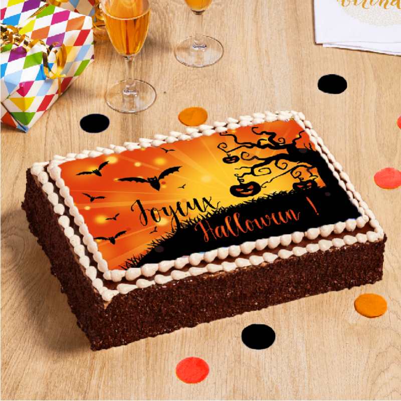 gâteau Arbre Enchanté d'Halloween gâteau Arbre Enchanté d'Halloween