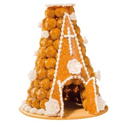 Croquéglise - pièce montée de choux mariage et baptême - pâtisserie La Romainville