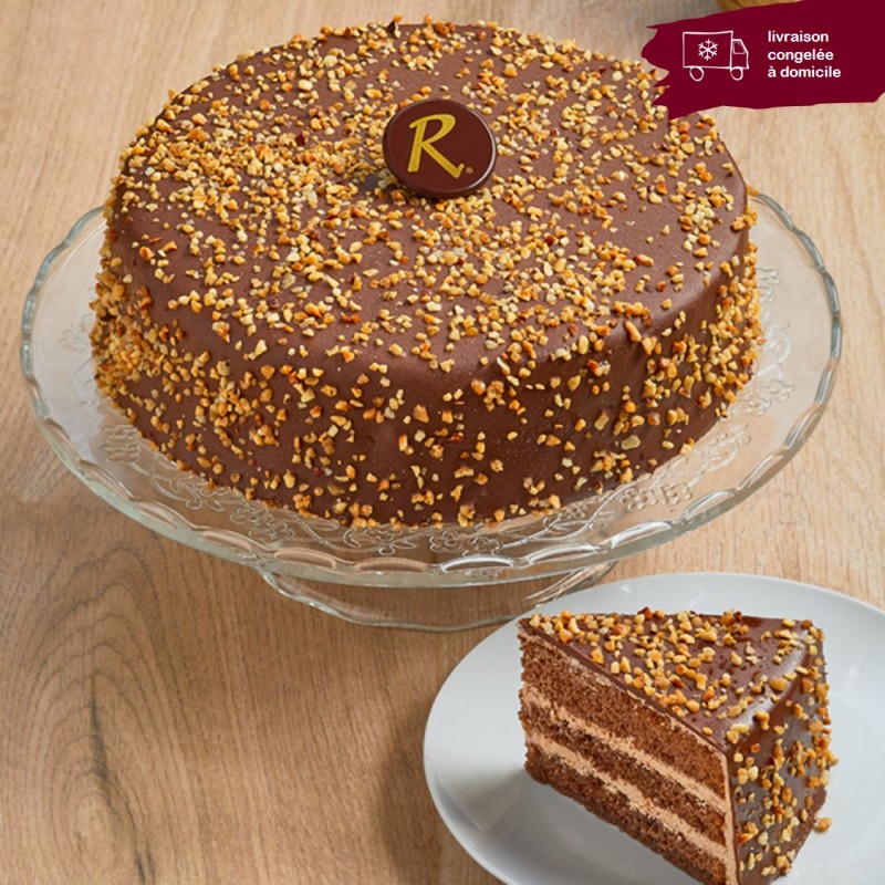 Rocher Chocolat - layer cake au chocolat et noisette - La Romainville