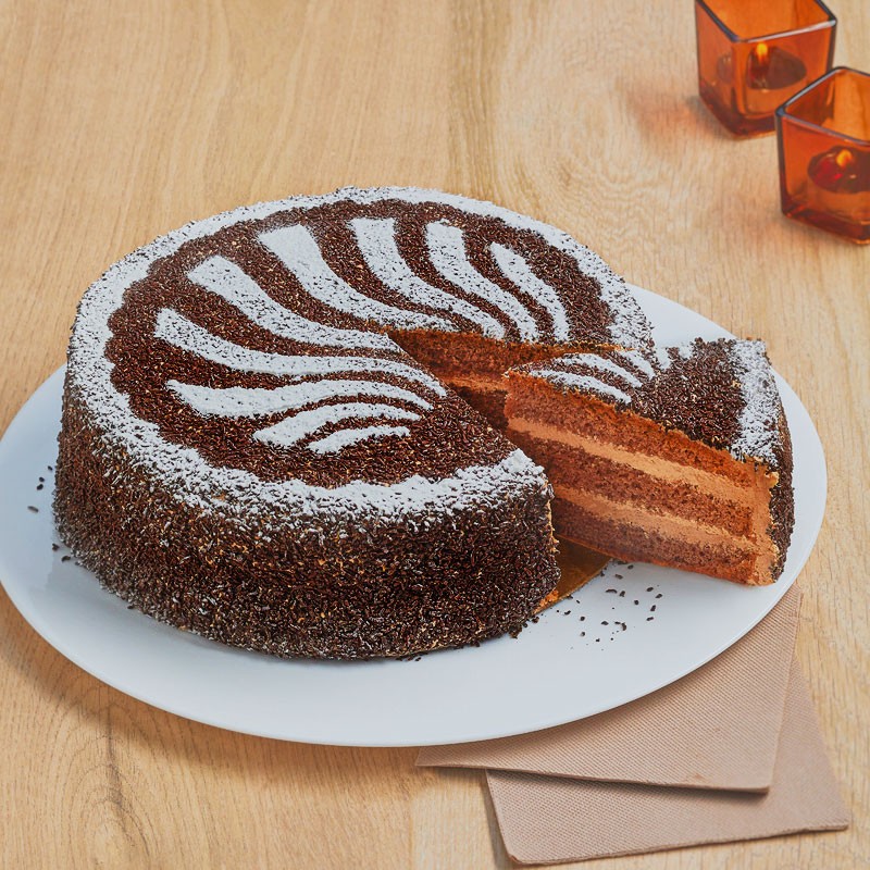 Gâteau Negresco - Moka chocolat - Pâtisserie La Romainville