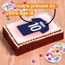 gâteau chocolat football équipe de France