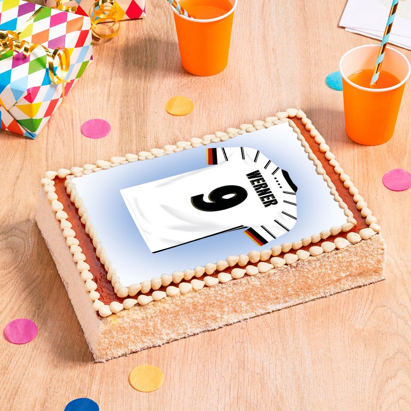 gateau maillot de foot allemagne noix de coco