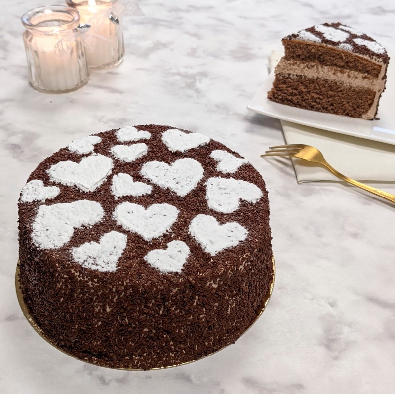Chocolat - Saint-Valentin - Moka chocolat - Pâtisserie La Romainville