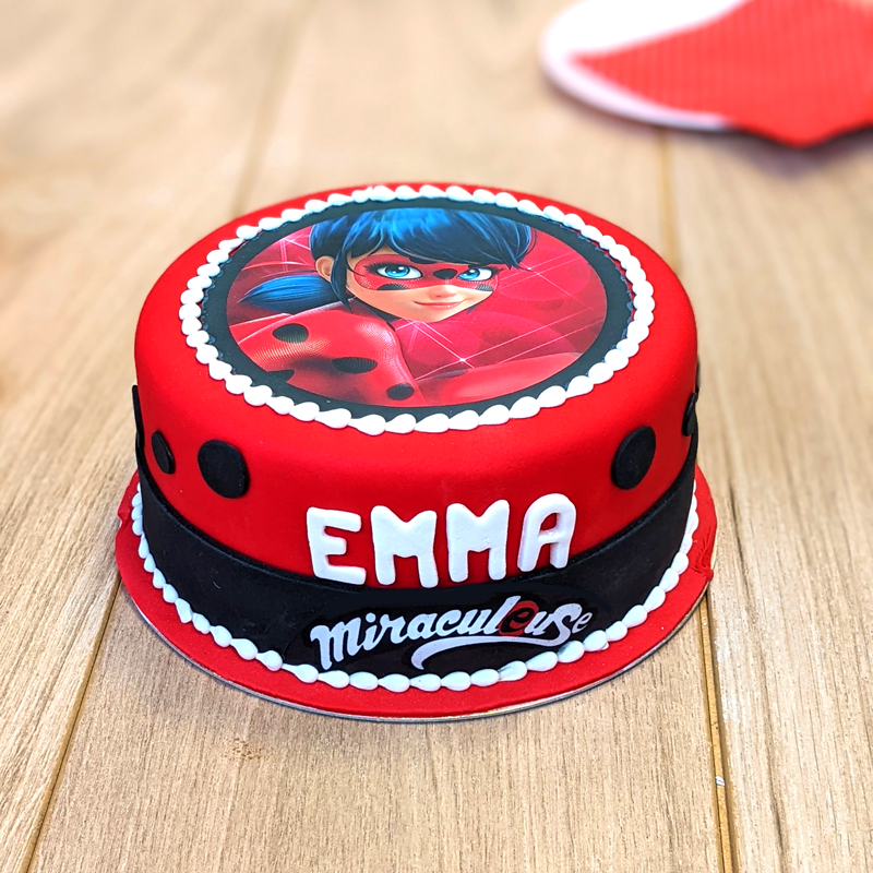 gateau Miraculous, pâtisserie La Romainville - Layercake