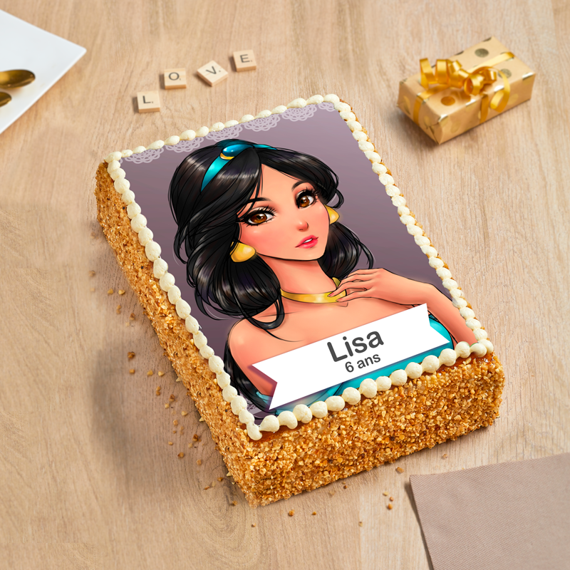 Layercake Princesse Jasmine personnalisé - La Romainville - Aladdin