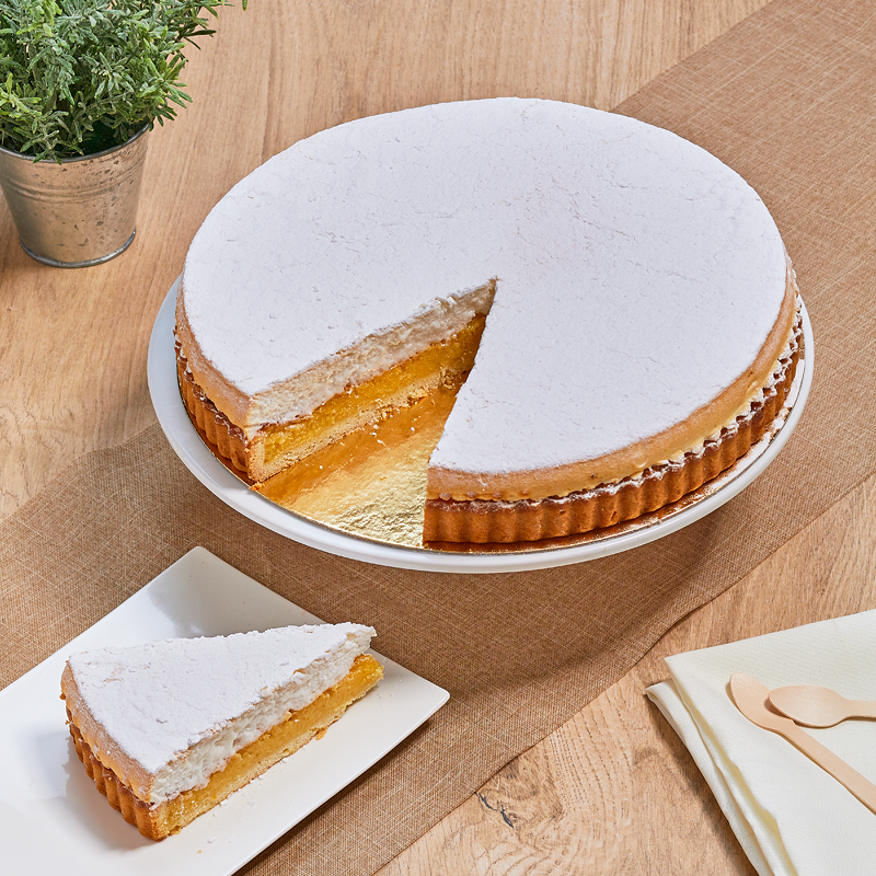 Tarte Sicilienne - Citron Meringuée - Pâtisseries La Romainville