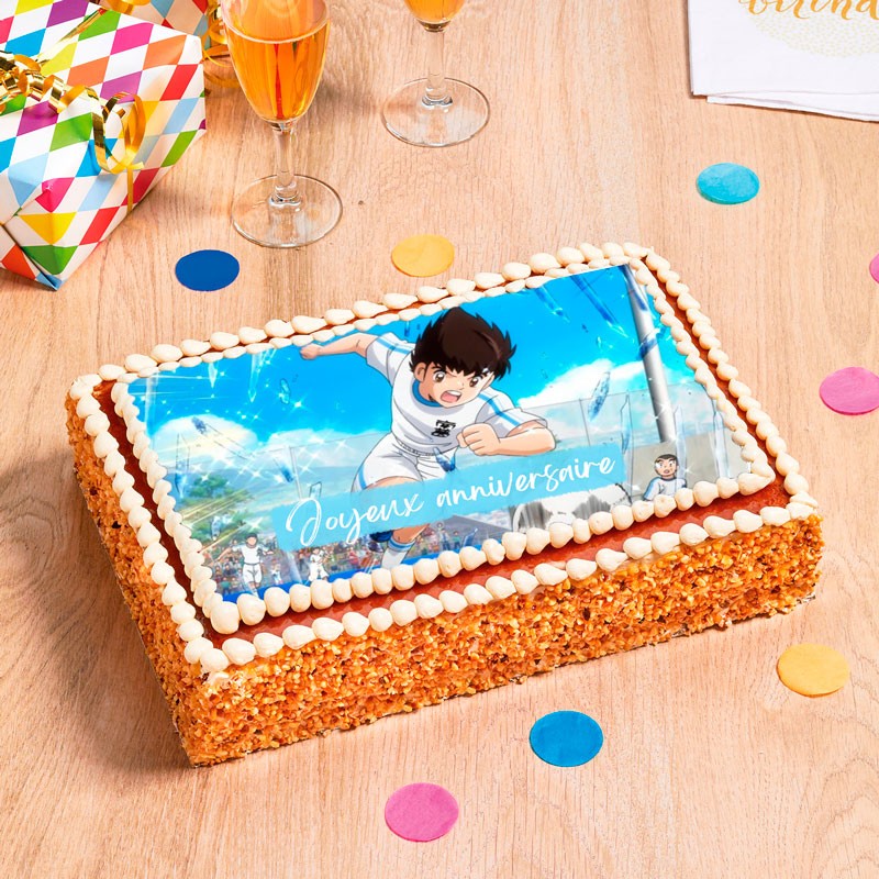 Gâteau anniversaire au chocolat, noisette, vanille ou noix de coco