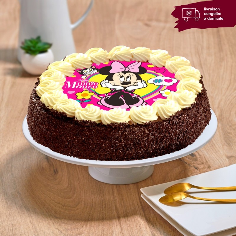 Moka Enfant Minnie - Layercake chocolat - gâteau anniversaire enfant Moka Enfant Minnie - Layercake chocolat - gâteau anniversaire enfant