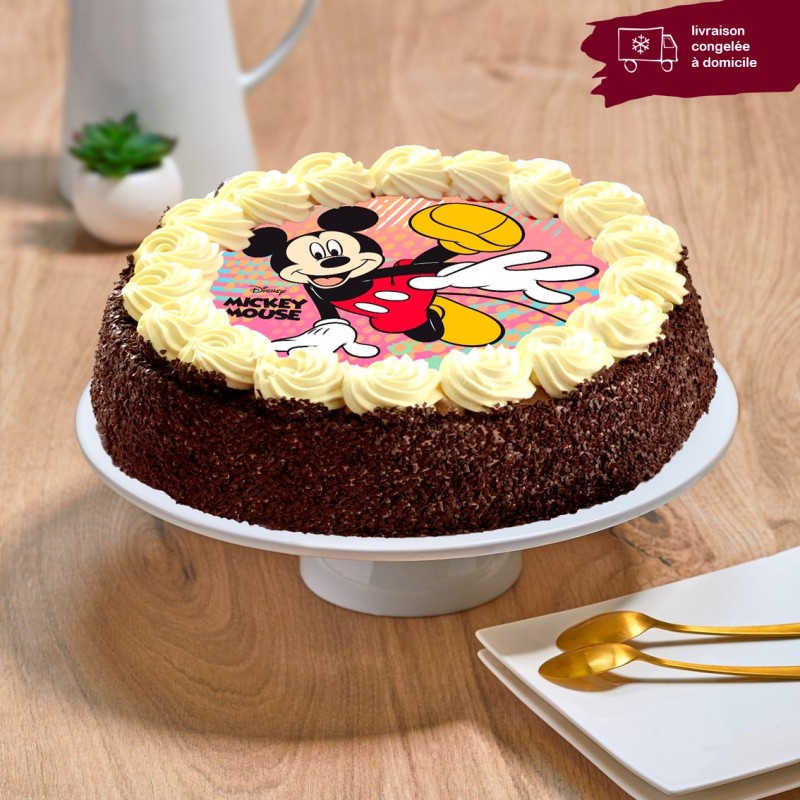 Moka Enfant Mickey - Layercake chocolat - gâteau anniversaire enfant Moka Enfant Mickey - Layercake chocolat - gâteau anniversaire enfant