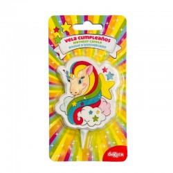 Bougie Licorne - accessoires anniversaire - La Romainville