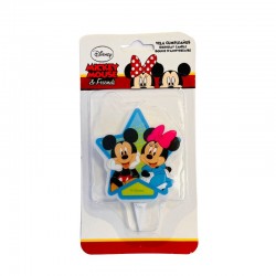 Bougie Mickey et Minnie - accessoires anniversaire - La Romainville
