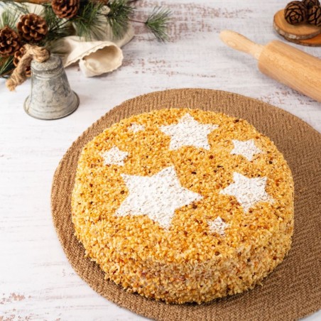 Noisette Etoilé - Layercake Noisette - Desserts Noël et Réveillon
