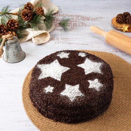 Chocolat Etoilé - Layercake Chocolat - Desserts Noël et Réveillon