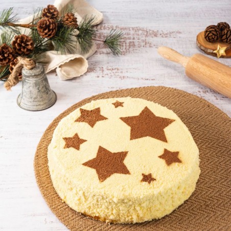 Saint-Michel Etoilé - Layercake vanille - Desserts Noël et Réveillon