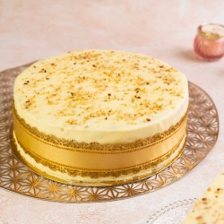 Layercake nougat-framboise - Pâtisserie La Romainville - édition limitée Aïd